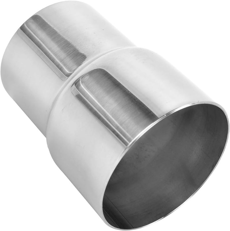 GESEXI Exhaust Adapter Connector 2.5"ID to 3"OD，Exhaust Adapter Total Length 4 "Stainless Steel Polished. - Image 1
